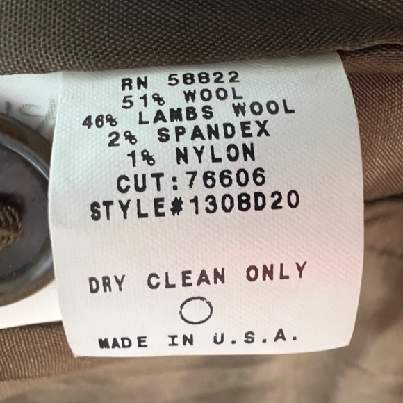 Max Studio Lambswool Blend Tweed Academia School Boy Womens Blazer Jacket Size 4 - Picture 11 of 12